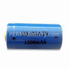 China Non-rechargeable Lithium CR123A 3.0V 1300mAh Battery supplier
