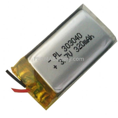 China Rechargeable Li-Polymer 303040 Battery Packs with PCB and Flying Leads supplier