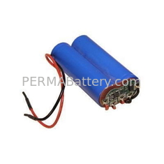 China Li-FePO4 18650 2S1P 6.4V 1400mAh Battery Pack with PCB and Flying Leads supplier